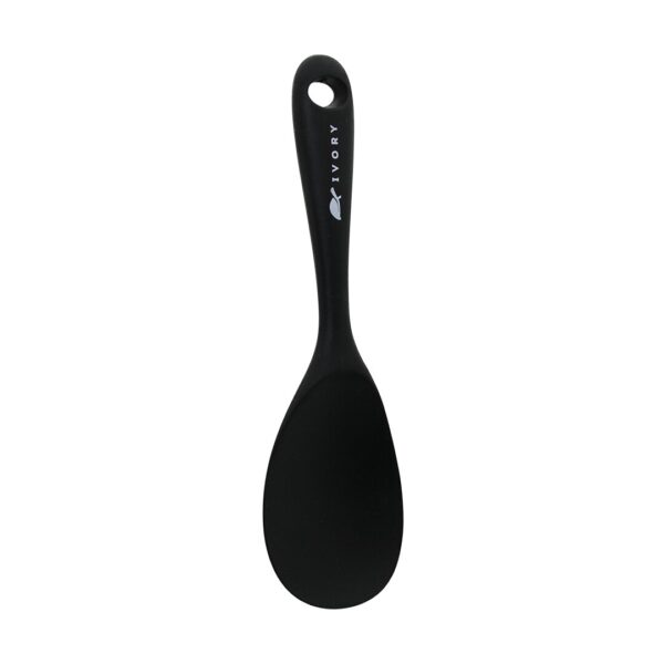SİLİKON - SİYAH  PİLAV  SERVİS  KAŞIK  22CM (K0)