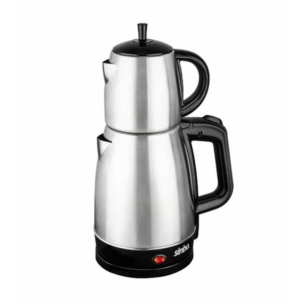 SİNBO STM-5831 ELEKTRİKLİ ÇELİK ÇAY MAKİNESİ ÇAYCI 1.7LT + 0.7LT ÇAY SÜZGEÇLİ (K0)
