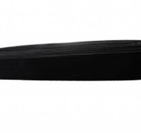 SİYAH - 2CM PAÇA LASTİK YASSI GENİŞ 10MT (K0)