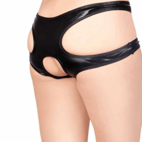 Siyah Özel Bölgesi Açık Seksi Külot TM1172