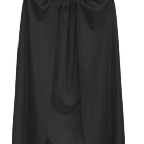 Siyah Renk Yakalı Çocuk Pelerin 90 cm (K0)