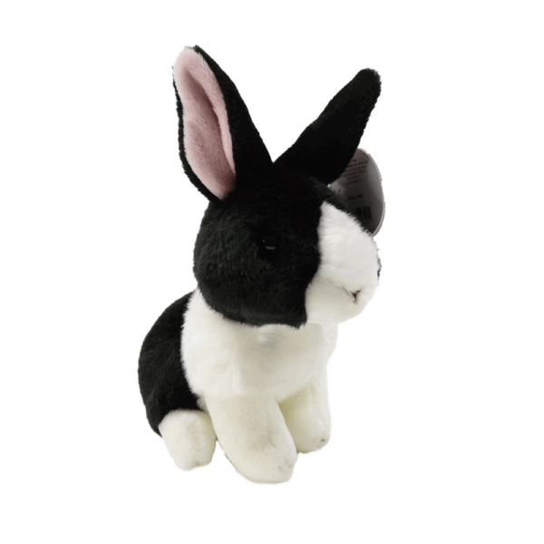 Siyah Tavşan Peluş Oyuncak 18 cm - Görsel 2