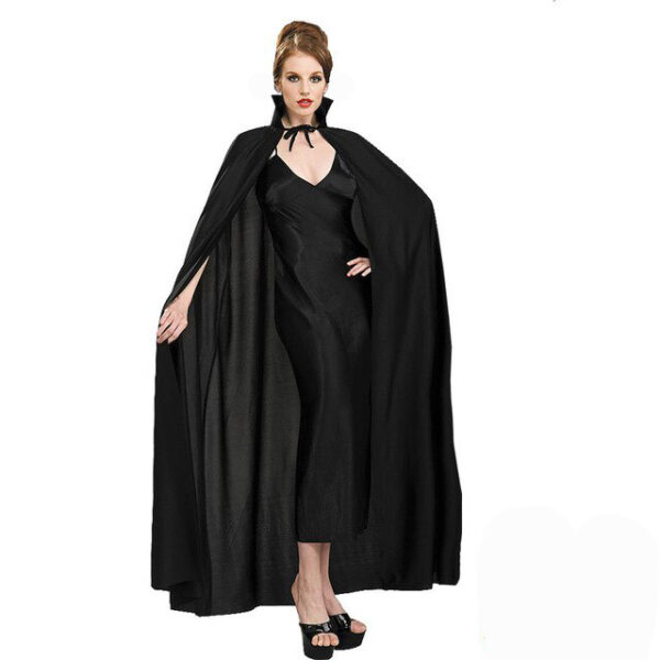 Siyah Yakalı Yetişkin Pelerin 120 cm (K0)