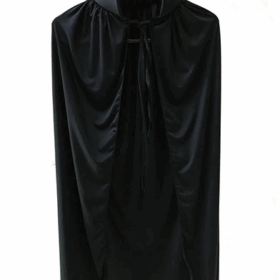 Siyah Yakalı Pelerin - Vampir Pelerin - Dracula Pelerin 90 Cm