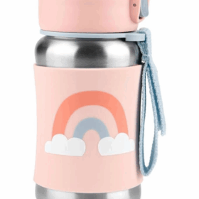 Skip Hop Pipetli Paslanmaz Çelik Suluk 350ml Gökkuşağı