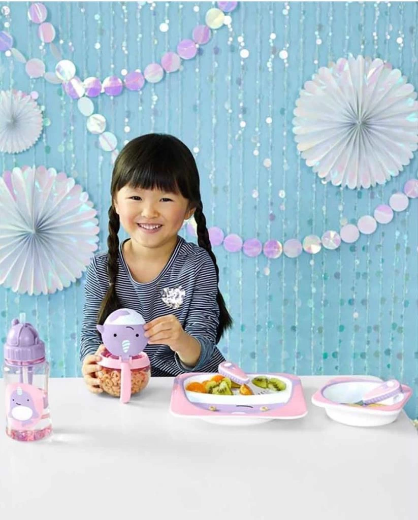 Skip Hop Zoo Çatal Kaşık Seti Narwhal, Eğlenceli ve Kullanışlı Çocuk Seti - Görsel 2