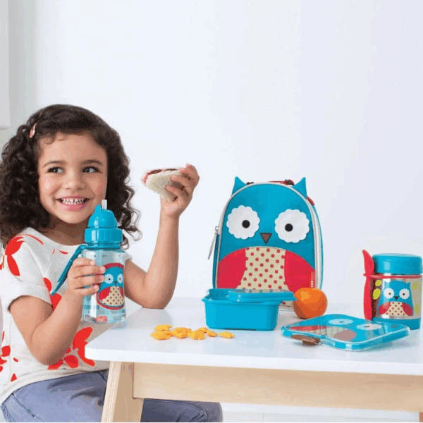 Skip Hop Zoo Paslanmaz Çelik Termos 325ml Baykuş - Görsel 3