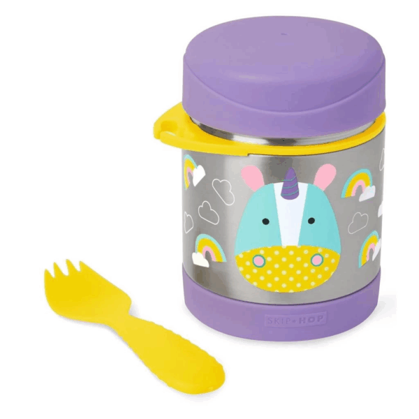 Skip Hop Zoo Paslanmaz Çelik Termos 325ml Unicorn - Görsel 5