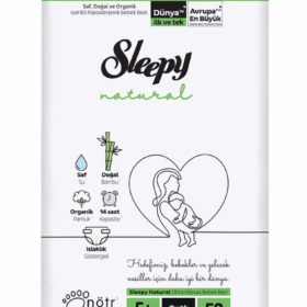Sleepy Natural Bebek Bezi 2'Li Fırsat Paketi 5+ Beden 52 Adet