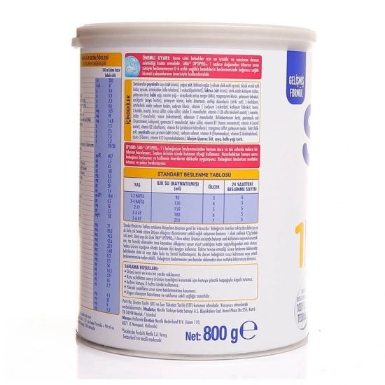 Çocuk SMA Optipro Probiyotik 1 Bebek Devam Sütü 0-6 Ay 800 Gr - Görsel 2