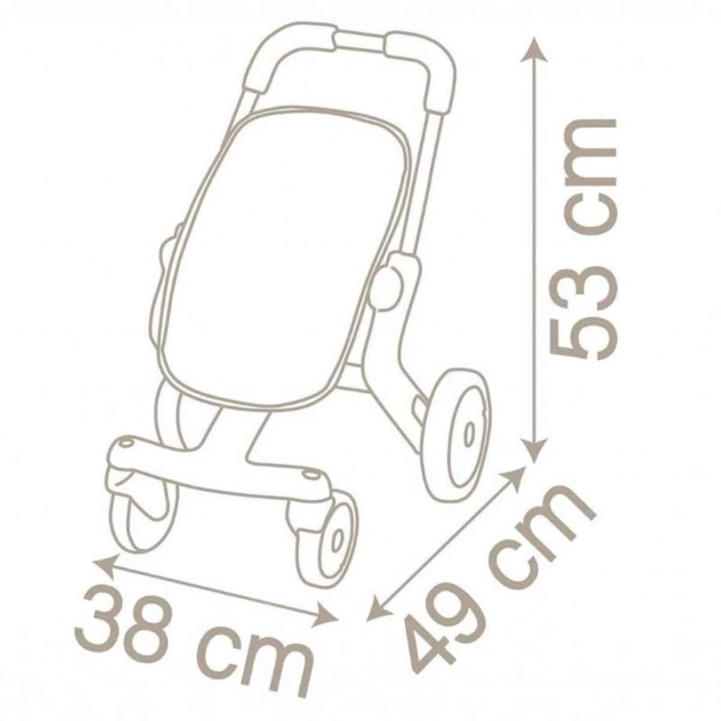 Smoby Baby Nurse Oyuncak Metal Bebek Puseti - Görsel 3
