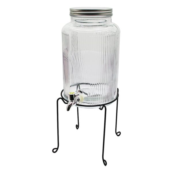 SNOWDROP KÜÇÜK METAL STANDLI CAM SEBİL (K0)