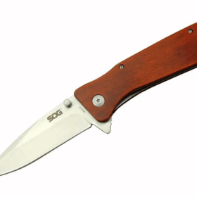 Sog Twı24-cp Rd Outdoor Çakı 23 Cm - Ahşap Saplı, Otomatik, Kılıflı, Kemerlikli