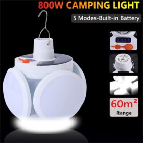 Solar 5 Kanatlı Kamp Lambası (K0)