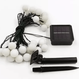 Solar 5m 28 Led Top Rgb Siyah Kablolu