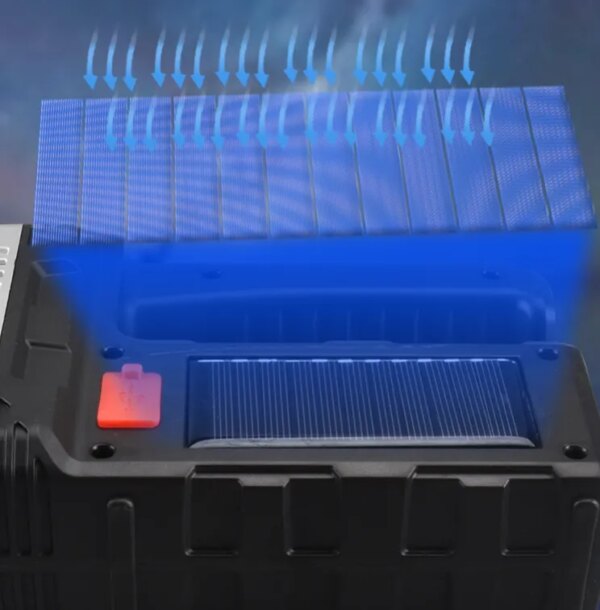 Solar Güneş Enerjili El Feneri Ve Işıldak 30w Fl-3361 (K0) - Görsel 3