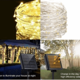 Solar Peri Led 20m 200 Led Gün Işığı