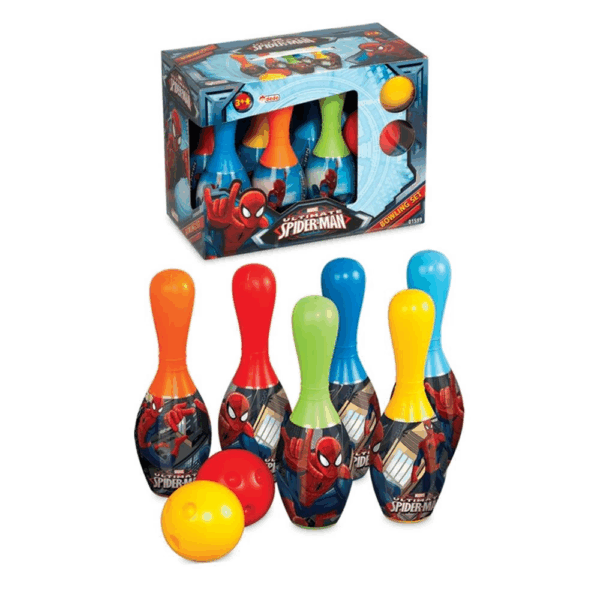 Çocuk Spiderman Oyuncak Bowling Seti