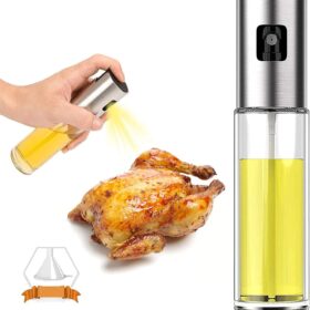 Sprey Cam Şişe Zeytinyağı, Sirke Yağ Püskürtücü Yağdanlık 100 ml (K0)
