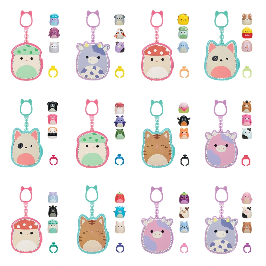 Squish-a-longs 3 Figür + Yüzük Çantalı Sürpriz Paket Seri 1 - Görsel 2