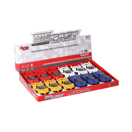 Çocuk SR-1310-11-12-13 Çek Bırak Işıklı ve Müzikli Spor Araba 1:36 -Vardem