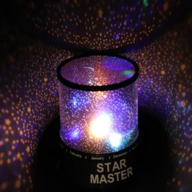 Star Master Pilli Gökyüzü Projeksiyonlu Led Renkli Yıldızlı Tavan Işık Yansıtma Gece Lambası (K0)