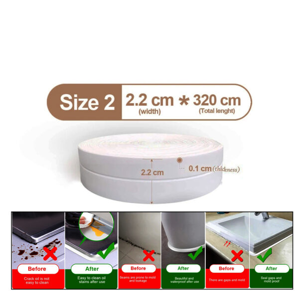 SU SIZDIRMAZ BANT BEYAZ 3.8CMX3.2MT (K0)