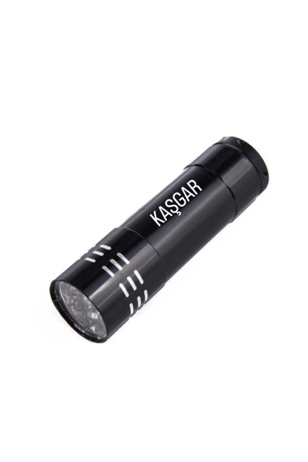 Süper Parlak 9 Ledli Metal Mini El Feneri - Görsel 3