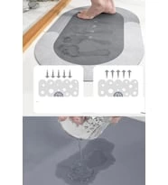 Süper Su Emici Kaymaz Tabanlı Banyo Paspası ( 40*60 )cm