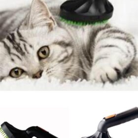 Süpürgeye Takılabilir Ergonomik Kedi Köpek Tüy Tarama Fırçası (K0)