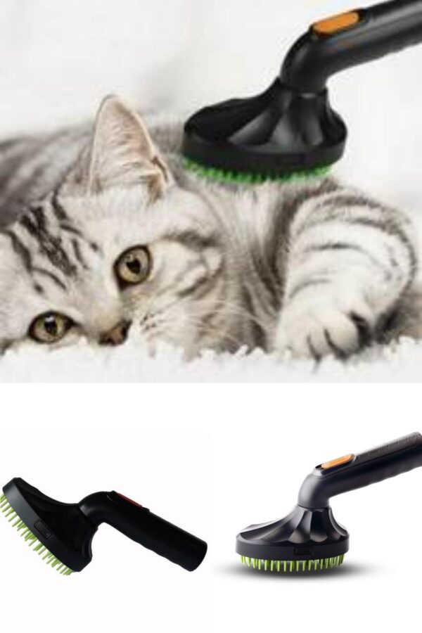 Süpürgeye Takılabilir Ergonomik Kedi Köpek Tüy Tarama Fırçası (K0) - Görsel 2