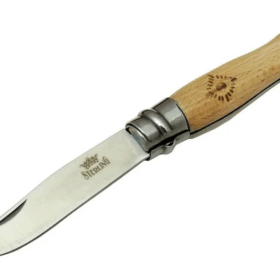 T0221 Bahçe Çakı 16 Cm - Ahşap Sap, Bilezikli, Kılıflı