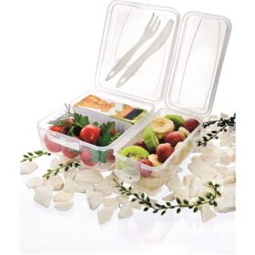 Takeaway Ergonomik Asorti Çatal Bıçaklı Pratik Yoğurt Saklama Kabı (K0)