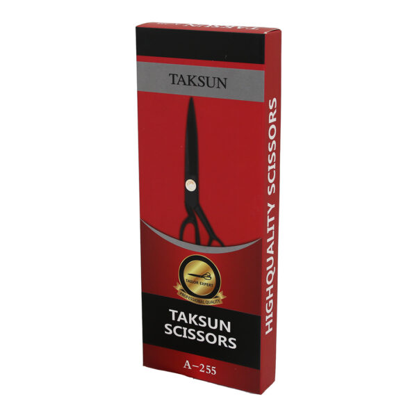 TAKSUN SCISSORS NO-10 SİYAH TERZİ MAKASI  A-255 NO-8140 (K0)