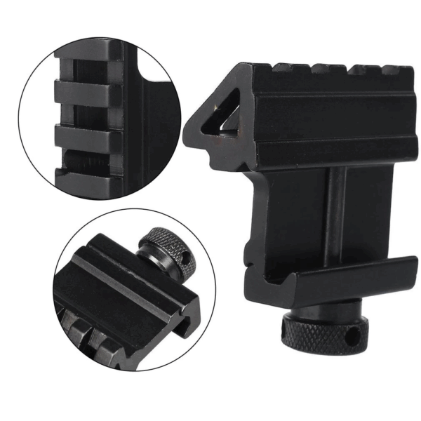 Taktik 45 Derece Açı Ofset Yan Adaptörü Rts 20mm Picatinny Ray - Görsel 3