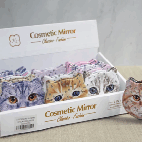 Taşlı Kedi El Aynası Alk3749
