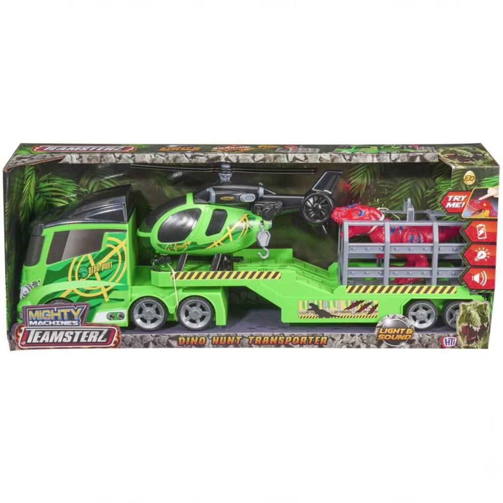 Teamsterz Dino Avı Helikopterli Taşıyıcı Oyun Seti - Görsel 3