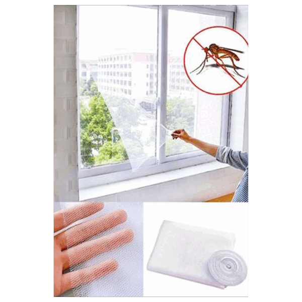 TEK KANAT TÜL PENCERE SİNEKLİK 125X75CM. (K0)