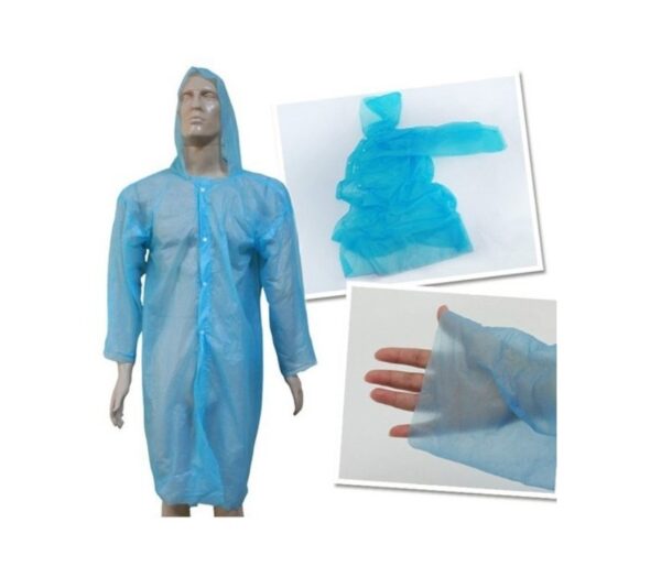 Tek Kullanımlık Çıtçıtlı Yağmurluk ( 5 Adet ) (K0) - Görsel 2