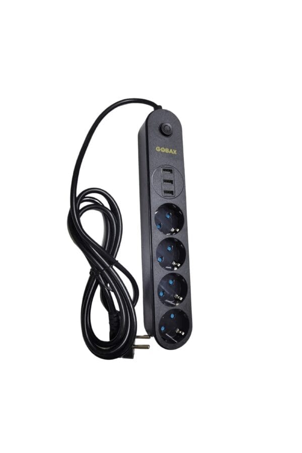 Termal Akım Korumalı Grup Priz Ve 3’lü Usb Şarj Aleti (K0)