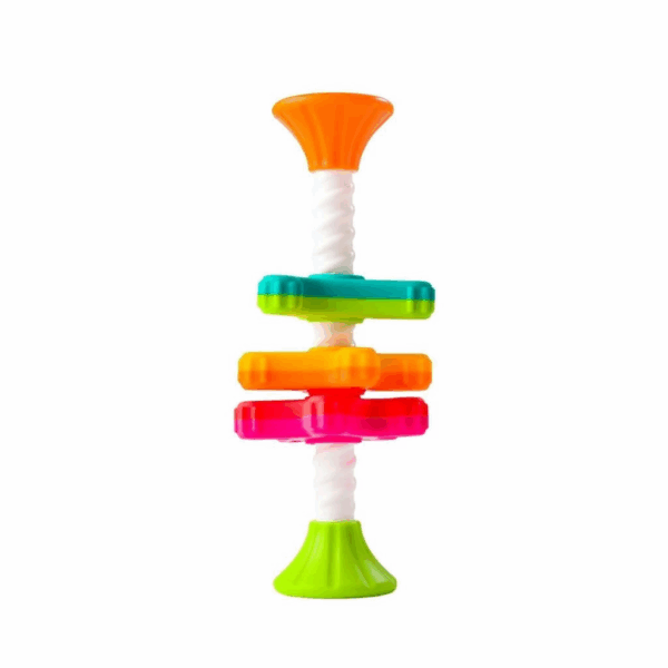 Çocuk TFB134 Fat Brain Toys, Mini Renkli Dönen Çarklar - Görsel 2