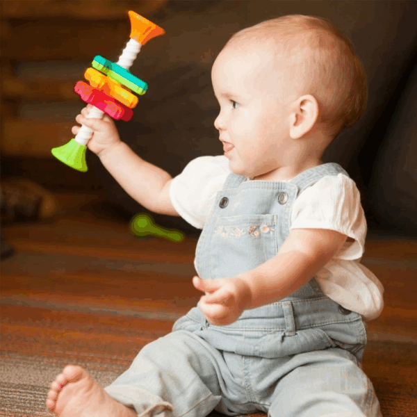 Çocuk TFB134 Fat Brain Toys, Mini Renkli Dönen Çarklar - Görsel 3