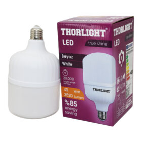 THORLIGHT 40W E27 TORCH T-SHAPE BEYAZ LED AMPUL T-40B (K0)