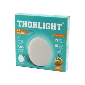 THORLIGHT S-224 24W 16.8CM BEYAZ LED PANEL SIVA ALTI AYARLI MANDALLI 6400K - 1750LM - 18000 SAAT - 2835 SMD (K0)