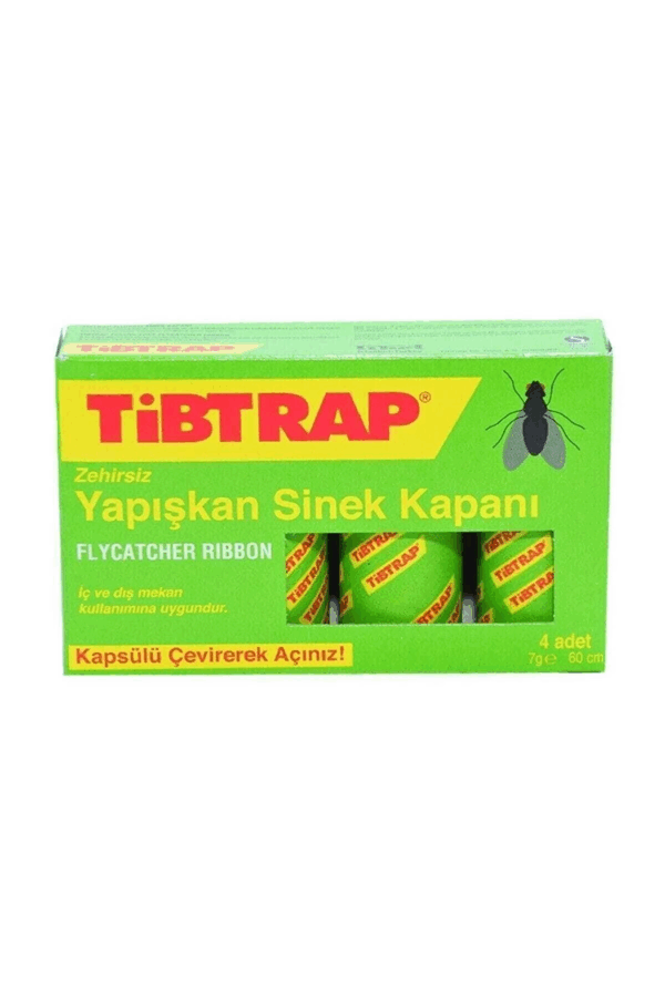 Tibtrap Yapışkan Sinek Kapanı 4 Lü - Görsel 2