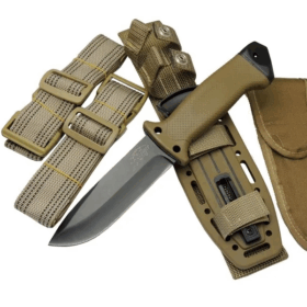 Tiger Tactical Htm 3321 B Kahverengi Outdoor / Survival Bıçak 27cm - Kauçuk Sap, Kılıflı, Kutulu