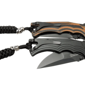 Tighe Fifhter Brt 863zbr Kahverengi Kamp Çakı 21cm - Yarı Otomatik, İpli, Kemerlikli