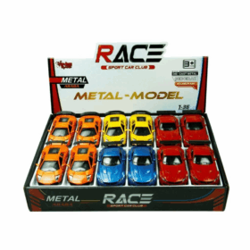 Çocuk TIN-80133-12 Çekbırak 1:36 Die Cast Spor Araba - Vardem Oyuncak