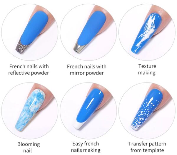Tırnak Süs Damgalama French Stamper Aleti (K0) - Görsel 3
