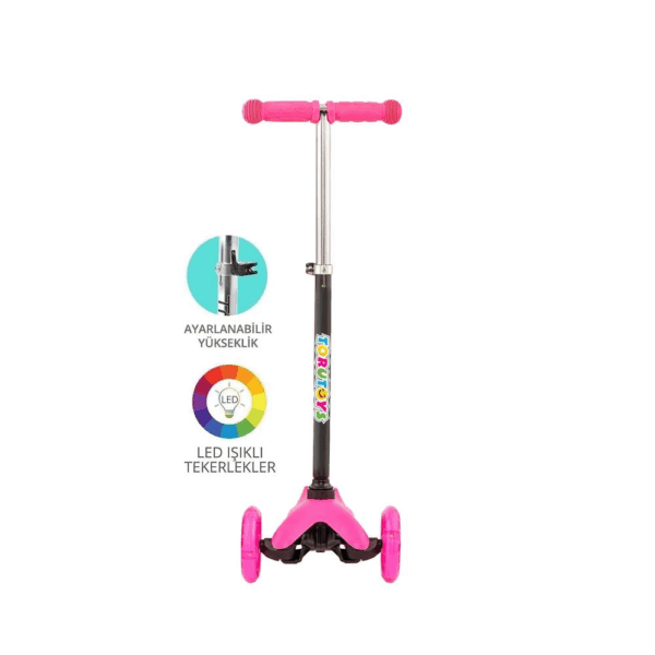 Torutoys Twist Işıklı Scooter Pembe - Görsel 2